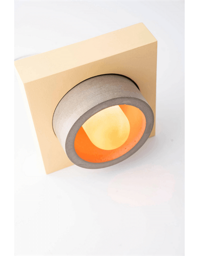 Bej Donut Renkli Masa Lambası