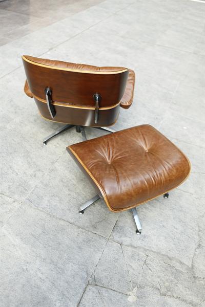 Eames Puflu Deri Koltuk