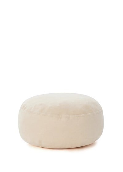Ekru Meditasyon Minderi 33 Cm Çap