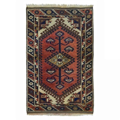 El Dokuma Vintage Döşemealtı Halısı 70x110 cm