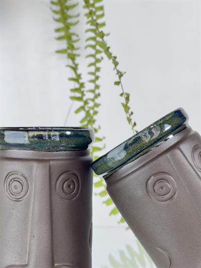 El Yapımı Seramik Tiki Mug Serisi Kokteyl Bardağı 2