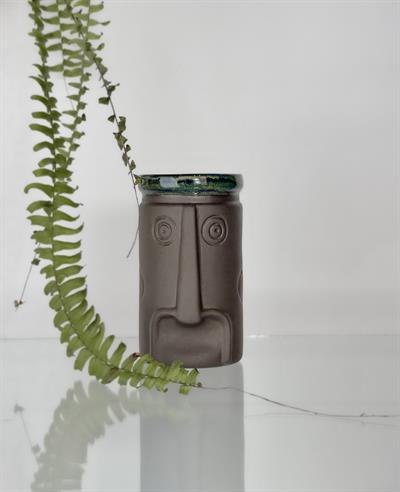 El Yapımı Seramik Tiki Mug Serisi Kokteyl Bardağı 2