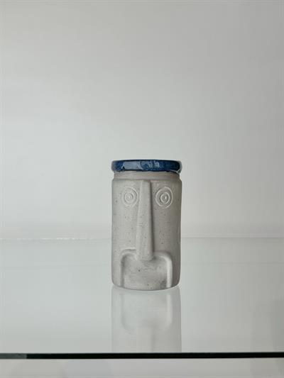 El Yapımı Seramik Tiki Mug Serisi Kokteyl Bardağı