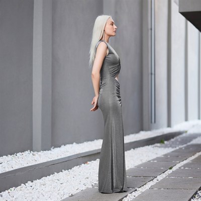 Elin Ruched Maxi Dress
