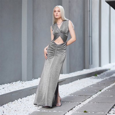 Elin Ruched Maxi Dress