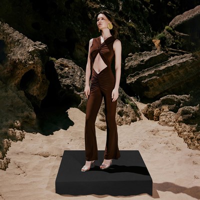 Elva Ruched Jumpsuit
