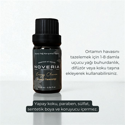 Enerji Temizliği Aromaterapi Uçucu Yağ Karışımı - 10 ml