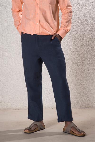 Erkek %100 Keten Pantolon