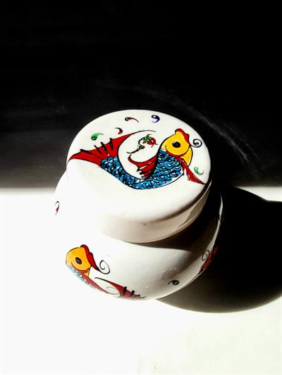 Etnik motifli şekerlik