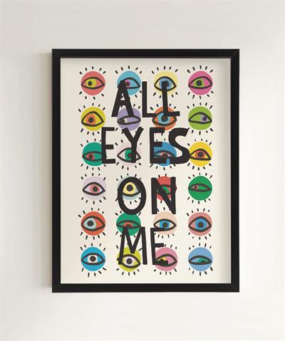 Eyes Baskı