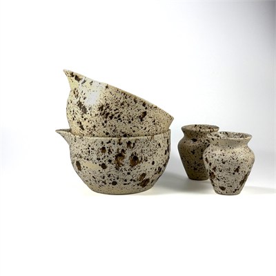 Freckle Stoneware Matcha Seti