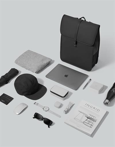Gaston Luga Dash Laptop Bölmeli Sırt Çantası - 16 inch Siyah