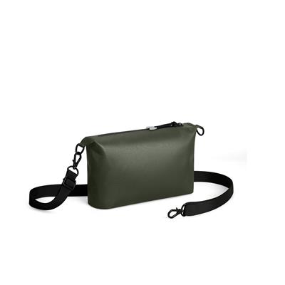 Gaston Luga Lightweight DuoSeal Crossbody Omuz Çantası- Olive
