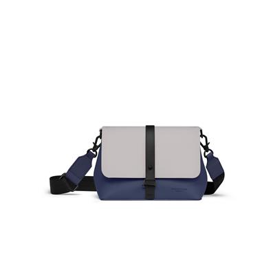 Gaston Luga Spläsh Crossbody Bag - Dark Blue / Taupe