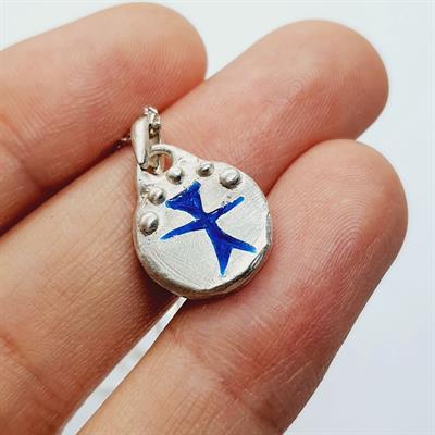 Gök Şaman Figürlü Kolye