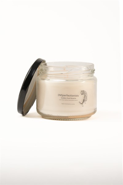 Golden Oud Reverie Büyük Boy El Kremine Dönüşebilen Mum
