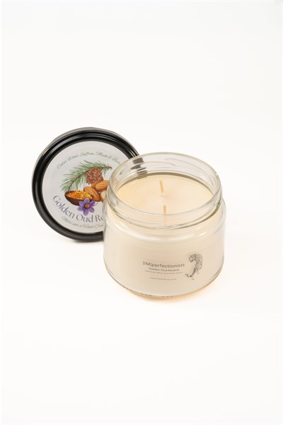 Golden Oud Reverie Büyük Boy El Kremine Dönüşebilen Mum