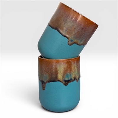 Grande Copper Tide Stoneware Bardak