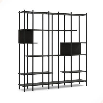 Harmonia Kitaplık Ahşap Raf Metal Çerçeve - 170 cm