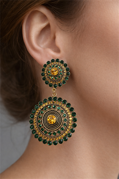 Harmonie Green Küpe