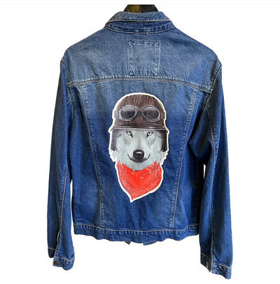 Helmet Wolf Jean Ceket