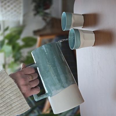 Seramik Sürahi ve Bardak Seti- Mai