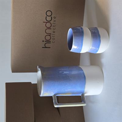 Seramik Sürahi ve Bardak Seti- Serenity 