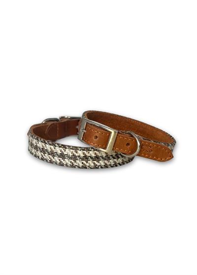 Hounds Tooth Grey Boyun Tasması