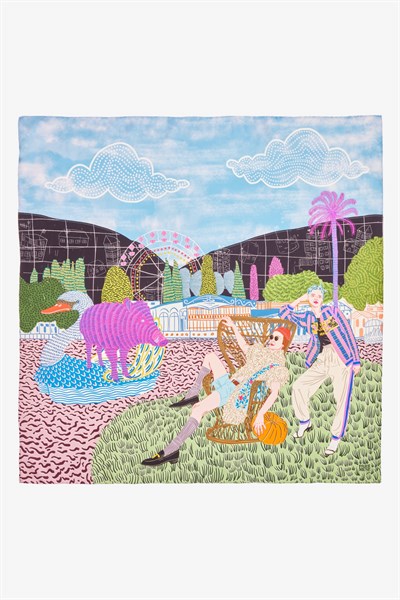 İpek Fular - Afrodit & Adonis