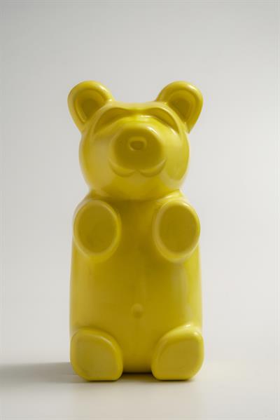 Joybear - Beton Kitap Tutucu & Dekoratif Ayıcık Obje Sarı