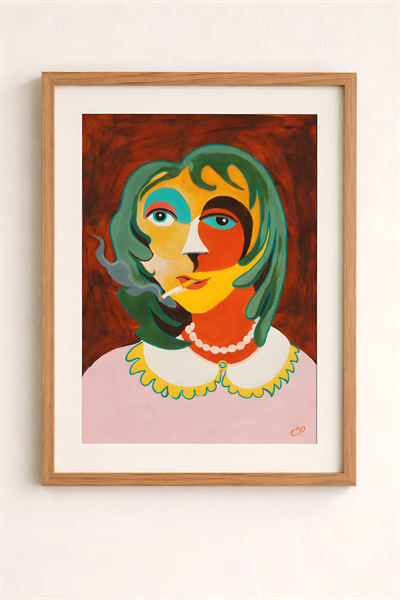 Coffee And Cigarettes Çerçeveli Resim