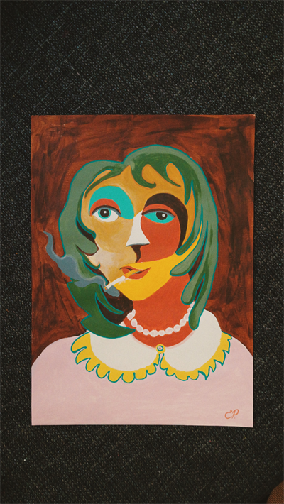 Coffee And Cigarettes Çerçeveli Resim