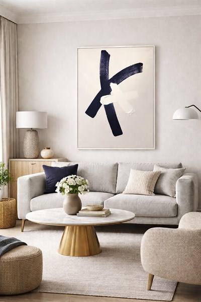 Kesişim El Yapımı Tablo