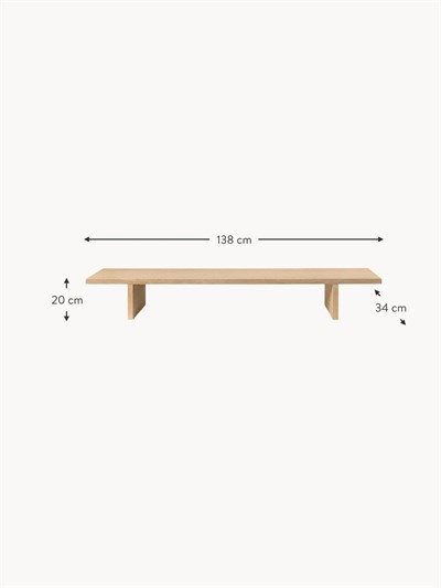 Kona Minimalist Ahşap TV Ünitesi 138 cm