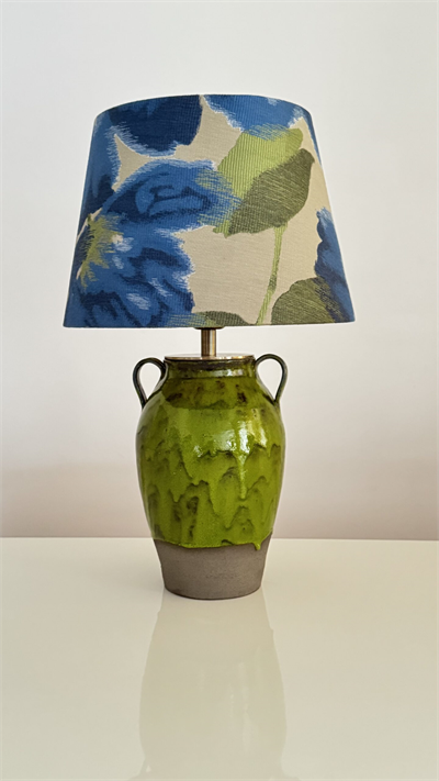 Konik Mavi Jakarlı Şapka