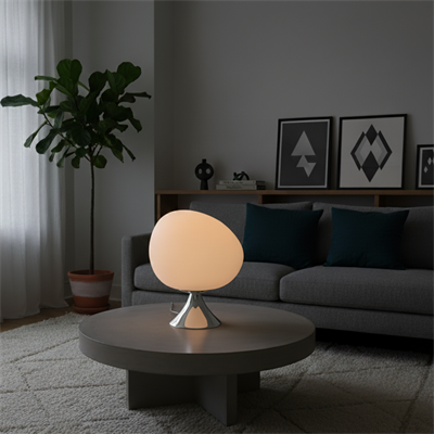 Krom Egg Dekoratif Aydınlatma