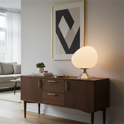 Krom Egg Dekoratif Aydınlatma