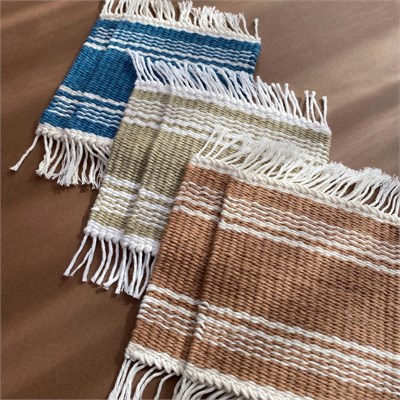 Kum -  El Dokuması Bardak Altlığı 6lı Set