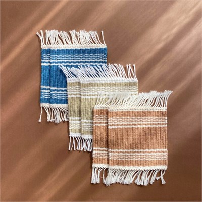 Kum -  El Dokuması Bardak Altlığı 6lı Set