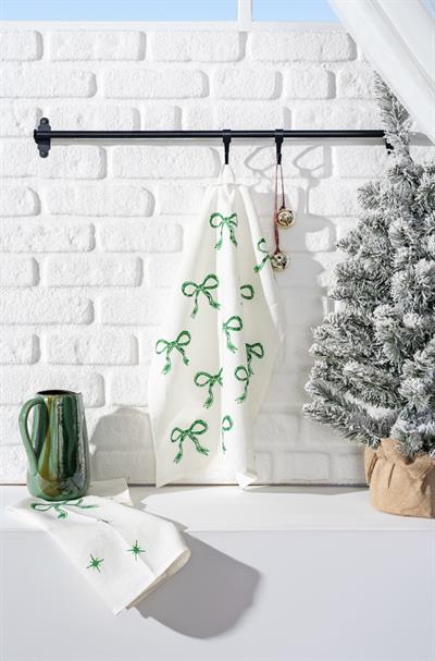Lane Christmas Edition Green 2li Kurulama Bezi
