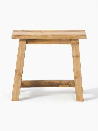 Lawas Geri Dönüştürülmüş Teak Ahşap Tabure 50cm