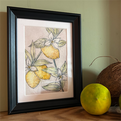 Lemon Garden - Dijital Baskı
