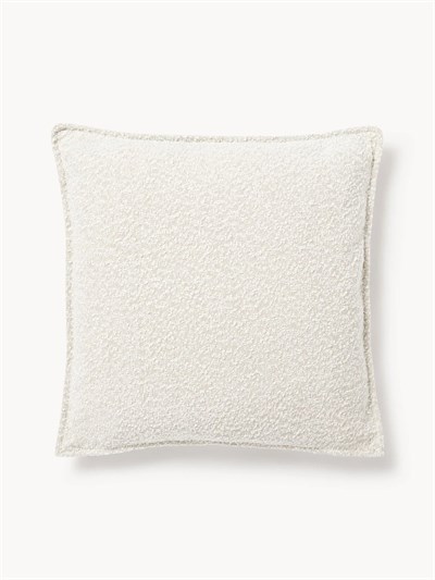 Lennon Büyük Bouclé Koltuk Minderi 60x60 cm Dokulu Tasarım