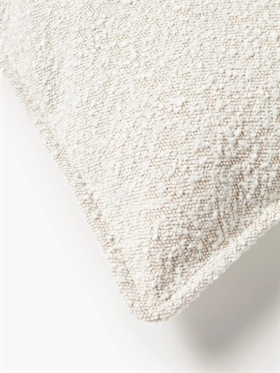 Lennon Büyük Bouclé Koltuk Minderi 60x60 cm Dokulu Tasarım