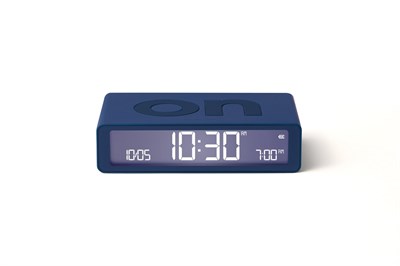Lexon Flip Klasik Şarj Edilebilir Alarm Saat Lacivert