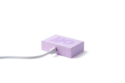 Lexon Flip Klasik Şarj Edilebilir Alarm Saat Lila