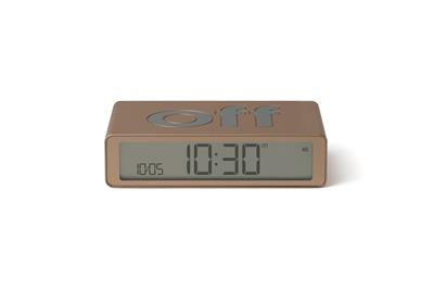Lexon Flip Klasik Şarj Edilebilir Alarm Saat Dore