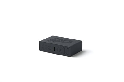 Lexon Flip Mini Şarj Edilebilir Alarm Saat Koyu Gri