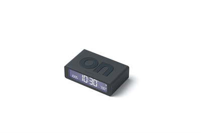 Lexon Flip Mini Şarj Edilebilir Alarm Saat Koyu Gri