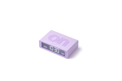 Lexon Flip Mini Şarj Edilebilir Alarm Saat Lila
